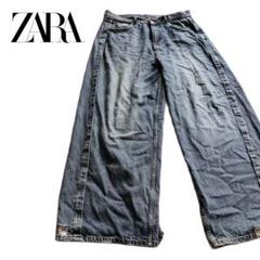 ZARA オーバーダイバギーデニム ZARA オーバーダイ バギーデニム w29 - メルカリ