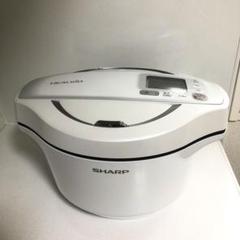 SHARP ヘルシオホットクック KN-HW24E-W 水なし自動調理鍋
