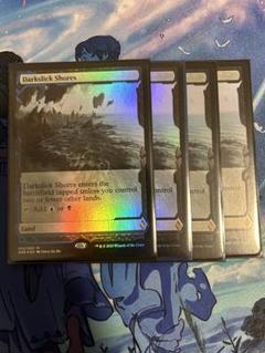 Darkslick Shores 闇滑りの岸 foil 4枚セット 闇滑りの岸/Darkslick Shores》[SOM] 土地R | 日本最大級 MTG