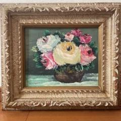 薔薇の絵画　縦32センチ橫26センチ 薔薇の絵画 縦32センチ橫26センチ