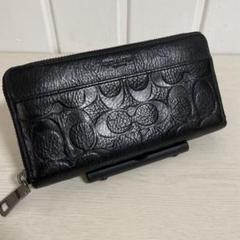 ✨未使用級✨COACH コーチ 長財布 ラウンドジップ ブラウン シグネチャー 2025年最新】コーチ 長財布 シグネチャーの人気アイテム - メルカリ