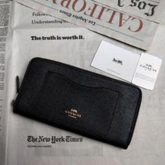 ✯新品✯ COACH コーチ 長財布 ヘリテージ ポケット付き♪