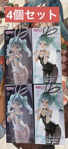 初音ミク フィギュア rurudo 白 黒 4個セット 初音ミク フィギュア rurudo 白 黒 4個セット - メルカリ