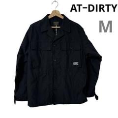 AT-DIRTY/アットダーティーミリタリー シャツジャケット撃墜マーク