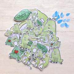 カエル フレークシール