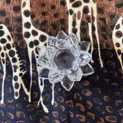 クリスタル 蓮の花 サンキャッチャー
