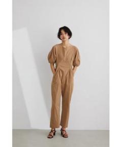 STYLEMIXER バックオープンギャザーオールインワン