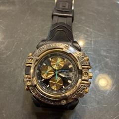 【新品電池】SEIKO Y182 クロノグラフ ブラック【予備コマ付き】 Yahoo!オークション - 1円〜H SEKO セイコー クロノグラフ Y182
