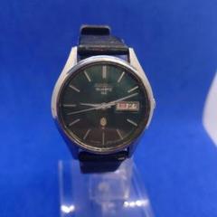 稼働品 SEIKO セイコー クォーツ時計 ビンテージ　盤面　グリーン
