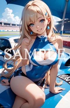 ☆高画質 アート ポスター A4 セクシー 同人 イラスト 美女 R003