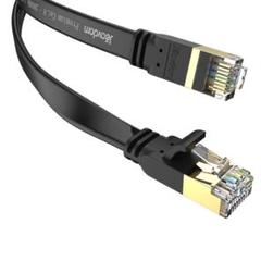 LANケーブル CAT8 40Gbps フラット(1m, ブラック)