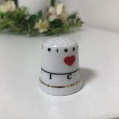 シカゴ アメリカ シンブル 指ぬき 指貫 陶器製