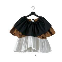 ISA ARFEN イサ アフェン　プルオーバー半袖ブラウス ISA ARFEN イサ アフェン プルオーバー半袖ブラウス - メルカリ