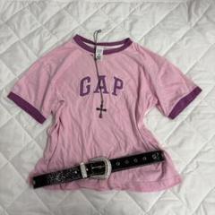 ❤︎ y2k GAP 平成ギャル ピチtシャツ グランジ マクブリング リンガーT