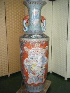 ◆60年前 巨大 高155cm 中国 古玩【花瓶】吉祥 ◇60年前 巨大 高155cm 中国 古玩【花瓶】吉祥