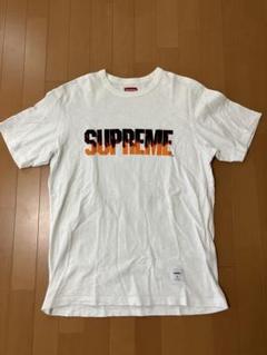 Supreme ホワイト ロゴ Tシャツ