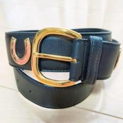 美品✨️GUCCI グッチ ベルト 蹄鉄 ホースシュー　ゴールド レディース
