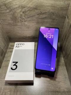 OPPO A3 5G パープル Y!mobile版 ガラスフィルム貼り付け有 OPPO A3 5G パープル Y!mobile版 ガラスフィルム貼り付け有