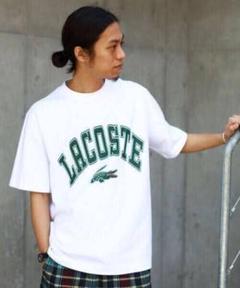 LACOSTE × BEAMS ホワイト Tシャツ ユニセックスXSサイズ