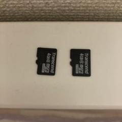 Transcend 4GB microSDHCカード2点