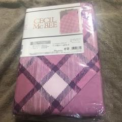 CECIL McBEE シングルロング ベッドカバー3点セット　ピンク
