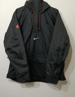 90s nike 初期acg アノラックパーカー　黒×黄　vintage 98年製 NIKE ACG Ski Anorak Parka 黄紺 L 90s ナイキ