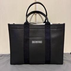 新品 BALENCIAGA バレンシアガ 2WAY レザー トートバッグ　黒