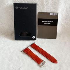 Apple Watch バンド レザー 本革 42mm ブラウン 茶