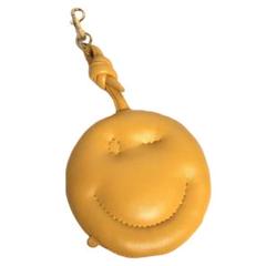 ANYA HINDMARCH スマイリー Winkシープレザー フック チャーム ANYA HINDMARCH スマイリー Winkシープレザー フック チャーム