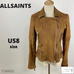 訳あり ALLSAINTS オールセインツ ライダースジャケット イタリアレザー