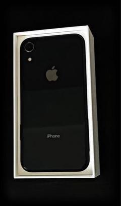 【値下げ】iPhone XR 64G ブラック 画面損傷あり Genuine Apple iPhone XR Black Housing Frame Back Cover