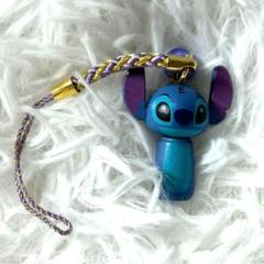 ディズニー スティッチ ねつけ ストラップ こけし