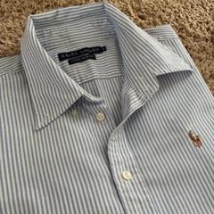 ラルフローレン　Ralph Lauren スーパースリムフィット シャツ ブルー