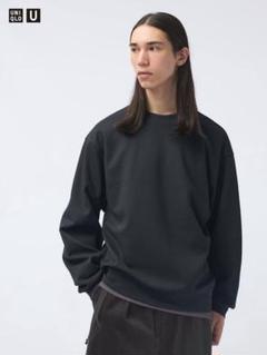 【2点セット売り】UNIQLO U エアリズムコットンスウェットシャツ Lサイズ ユニクロ公式 | エアリズムコットンスウェットシャツ