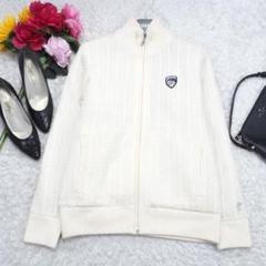 H261*ASHWORTH アシュワース☆ニット☆中綿☆ゴルフ☆ジャケット☆白 H261*ASHWORTH アシュワース☆ニット☆中綿☆ゴルフ☆ジャケット