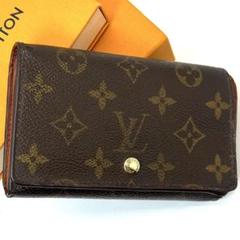 【鑑定済】ルイヴィトン モノグラム ポルトモネ ビエ トレゾール 折り財布 LOUIS VUITTON - 本物 ルイヴィトン LOUIS VUITTON LV