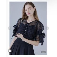 Riu Dot frill sheer blouse Rちゃん 2025年最新】riu rちゃんの人気アイテム - メルカリ