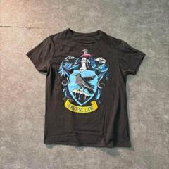 7TSM1 ハリーポッター　レイブンクロー　ムービーTシャツ　黒　古着