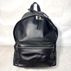 SAINTLAURENT サンローラン シティ レザー バックパック ブラック