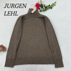 今だけお得❗️Jurgen Lehl ボタニカル柄ニットストール カシミヤ×シルクのボタニカル柄ストール（ツートン）｜m・m