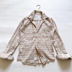 希少✨フランク&アイリーン BARRY マドラスチェック スキッパーシャツ S