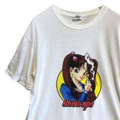BCKB ピンナップガール Tシャツ 古着 白 フックアップス HOOK UPSのサムネイル