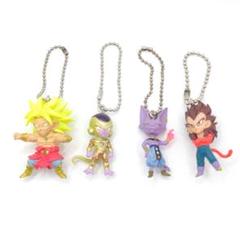 ガシャポン ドラゴンボール キーホルダー ブロリー フリーザ ビルス ベジータ