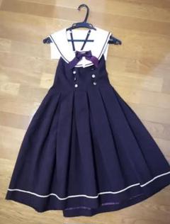 D73 イノセントワールド【マリン セーラーワンピース】ネイビー