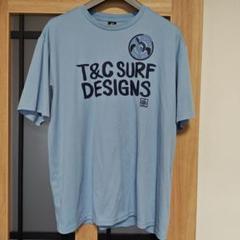 メンズ大きいサイズT&C SURF DESIGNS 水色 メッシュTシャツ
