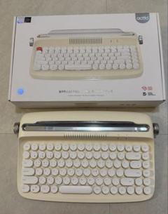 actto レトロ iPad キーボード ハングル＆英語　タイプライター風