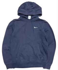 old nike ナイキ　ジップアップパーカー　ネイビー　古着　y2k NIKE - NIKE パーカー ジップアップ 古着 ナス紺 フェード