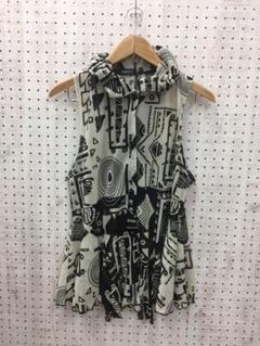 90'sエスニックシック古着 MIKITY ワイヤー襟パワーネットノースリシャツ