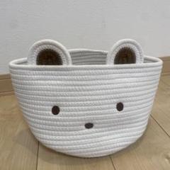 新品　ファミリア　ノベルティ　収納バスケット 新作ニットアイテムと合わせてノベルティの「収納バスケット」が