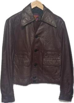 70sレザージャケット 70s ハーレーパッチ ダブルライダース レザージャケット 40